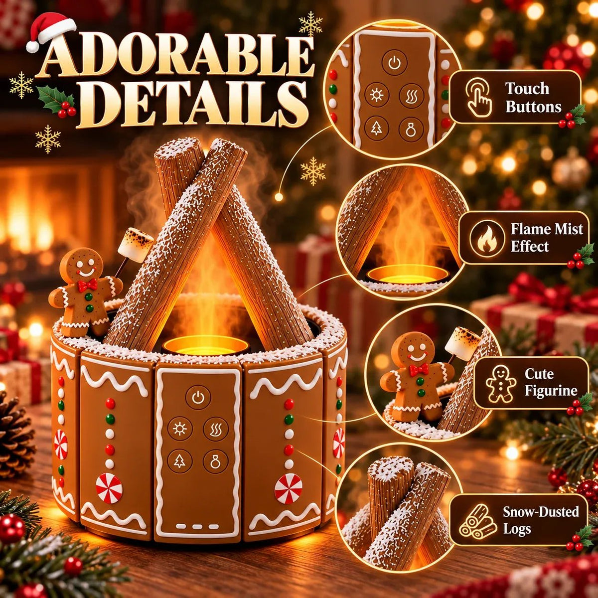 🎄 Christmas Campfire Aroma Diffuser