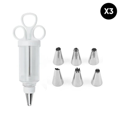 🧁✨Cake Decorating Syringe Kit