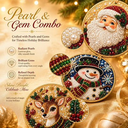🎄🎉Christmas DIY Diamond Painting Ornaments Kit