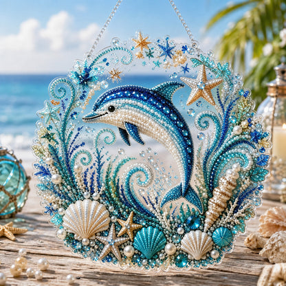 🔥 Last Day 49% OFF - 🌊🎁Ocean Pearl Art DIY Hanging Ornament Kit