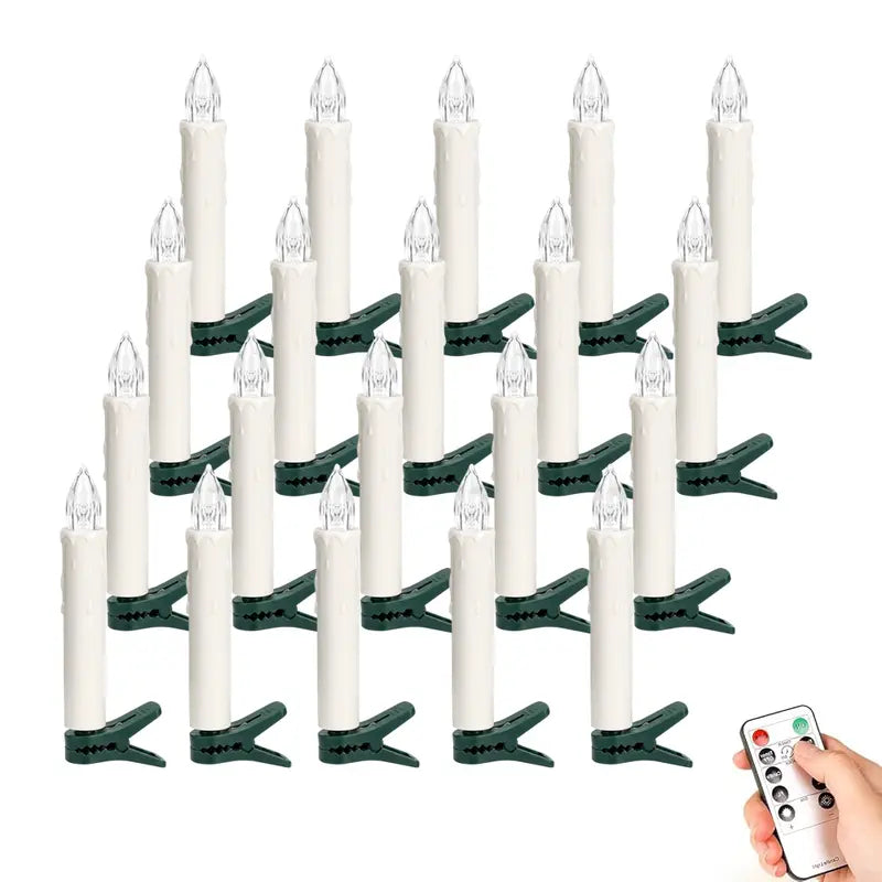 🔥Last Day 50% OFF-🕯️Flameless Christmas Candle Clip Lights🎄