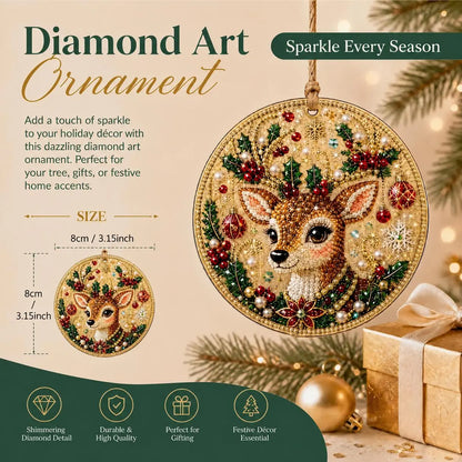 🎄🎉Christmas DIY Diamond Painting Ornaments Kit