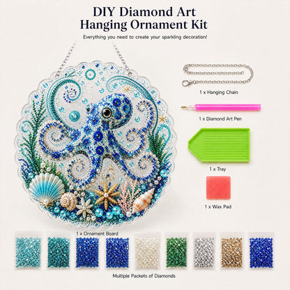 🔥 Last Day 49% OFF - 🌊🎁Ocean Pearl Art DIY Hanging Ornament Kit