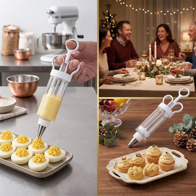 🧁✨Cake Decorating Syringe Kit