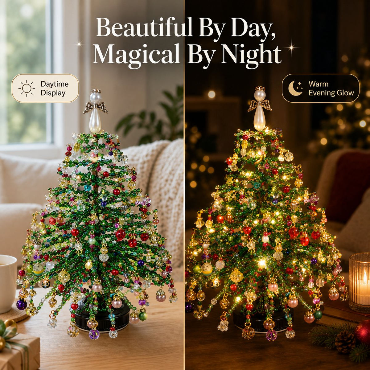 🎄🎅DIY Beaded Christmas Tree Kit Holiday Decoration