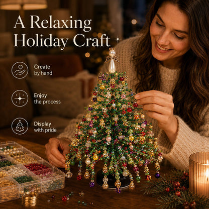 🎄🎅DIY Beaded Christmas Tree Kit Holiday Decoration