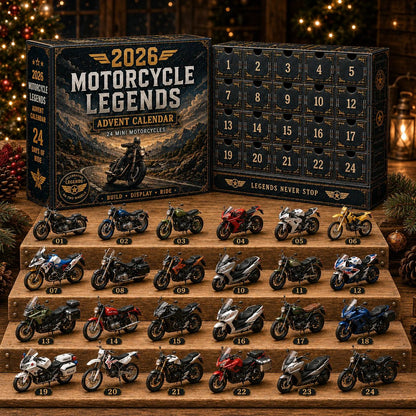 2026 Motorcycle Legends Advent Calendar – 24 Days, 24 Mini Motorcycles, 24 Legendary Rides