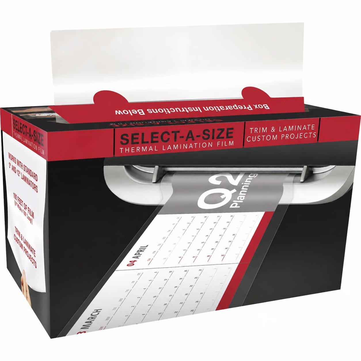 🔥LAST DAY 50% OFF -- Select-A-SizeTM Custom Thermal Lamination Roll with Built-in Trimmer (3 Mil, 30 FT)