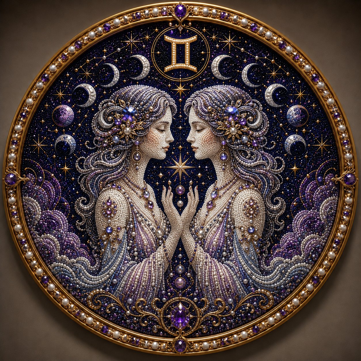 🔥♈12 Zodiac Signs Pearl Art DIY Kit🌙