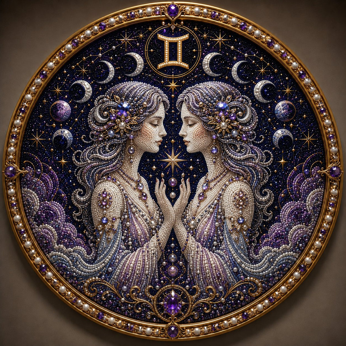 🔥♈12 Zodiac Signs Pearl Art DIY Kit🌙