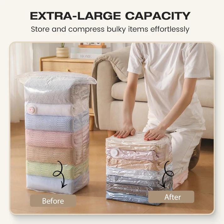 🔥No-Pump 3D Vacuum Storage Bags🌸