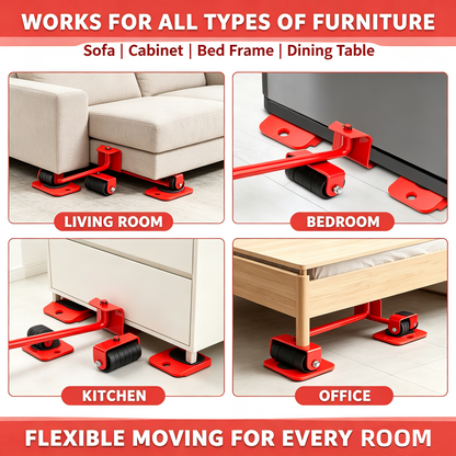 🔥Heavy Furniture Moving Set – Lift & Slide Furniture Easily