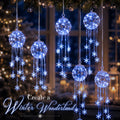 Winter Magic Snowflake CascadeTM – LED Hanging Christmas Ornament❄️