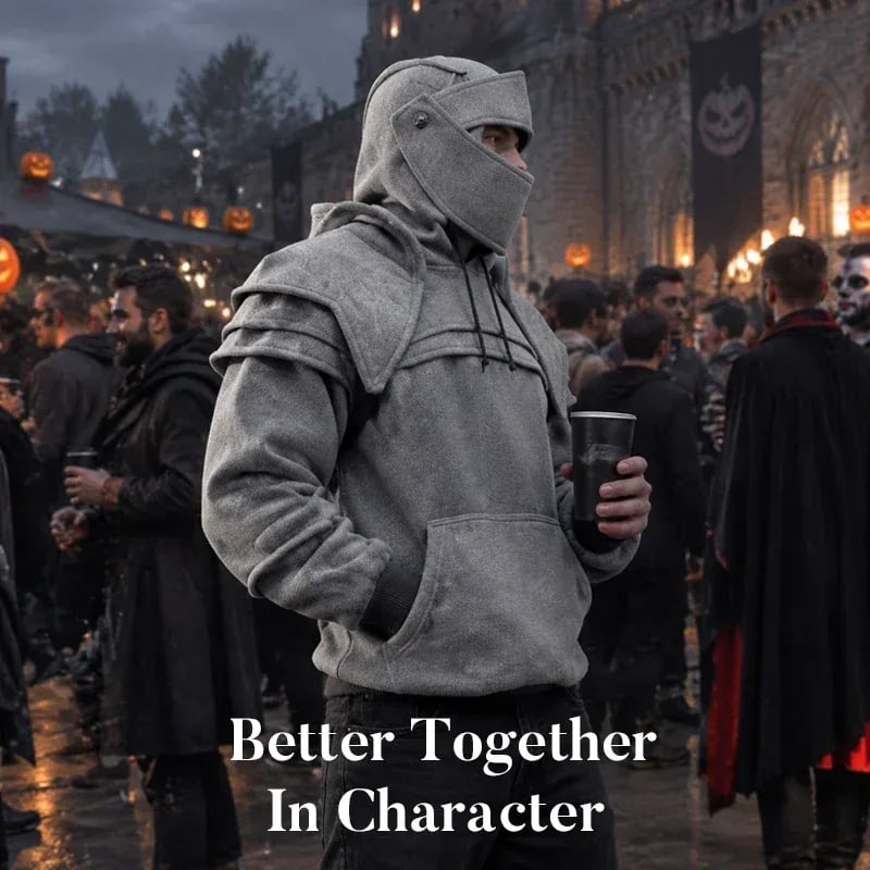 Knight Cosplay Hoodie – Medieval Fantasy Streetwear Pullover!