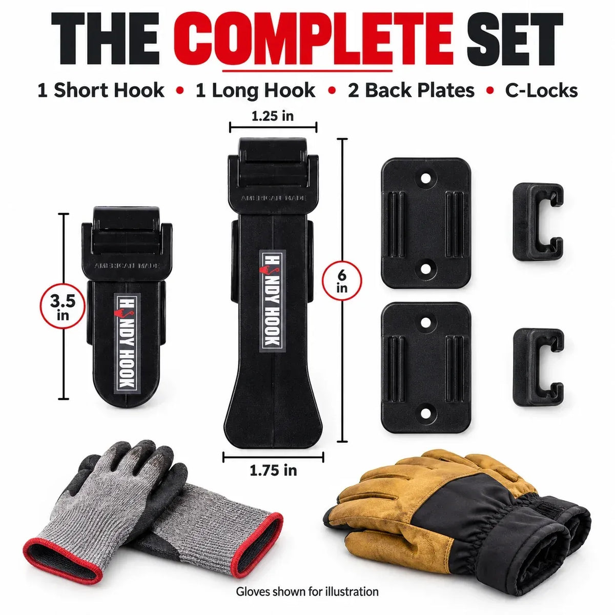 Utility Glove Storage Snap Clip | Never Lose Your Work Gloves Again