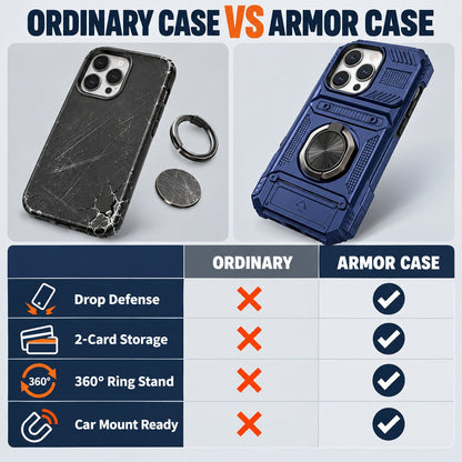 📱Ultimate Armor Wallet Case | Hands-Free Kickstand & Drop Defense 🛡️
