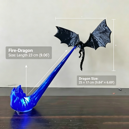 🔥LAST DAY 49% OFF - Dragon Flame Shelf Guardian Ornament📚🎁