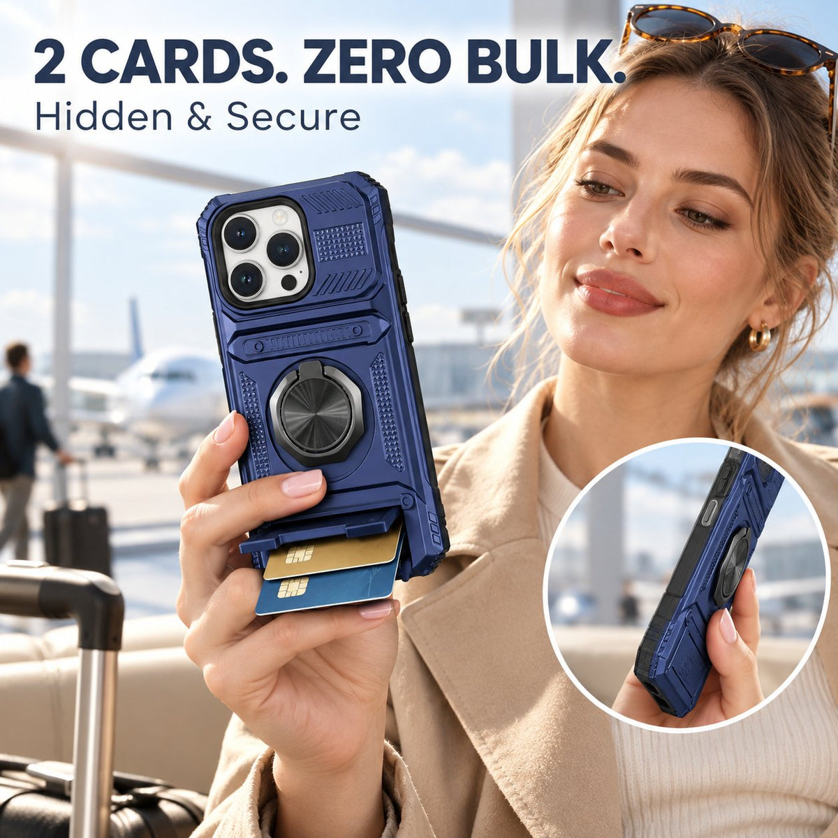 📱Ultimate Armor Wallet Case | Hands-Free Kickstand & Drop Defense 🛡️