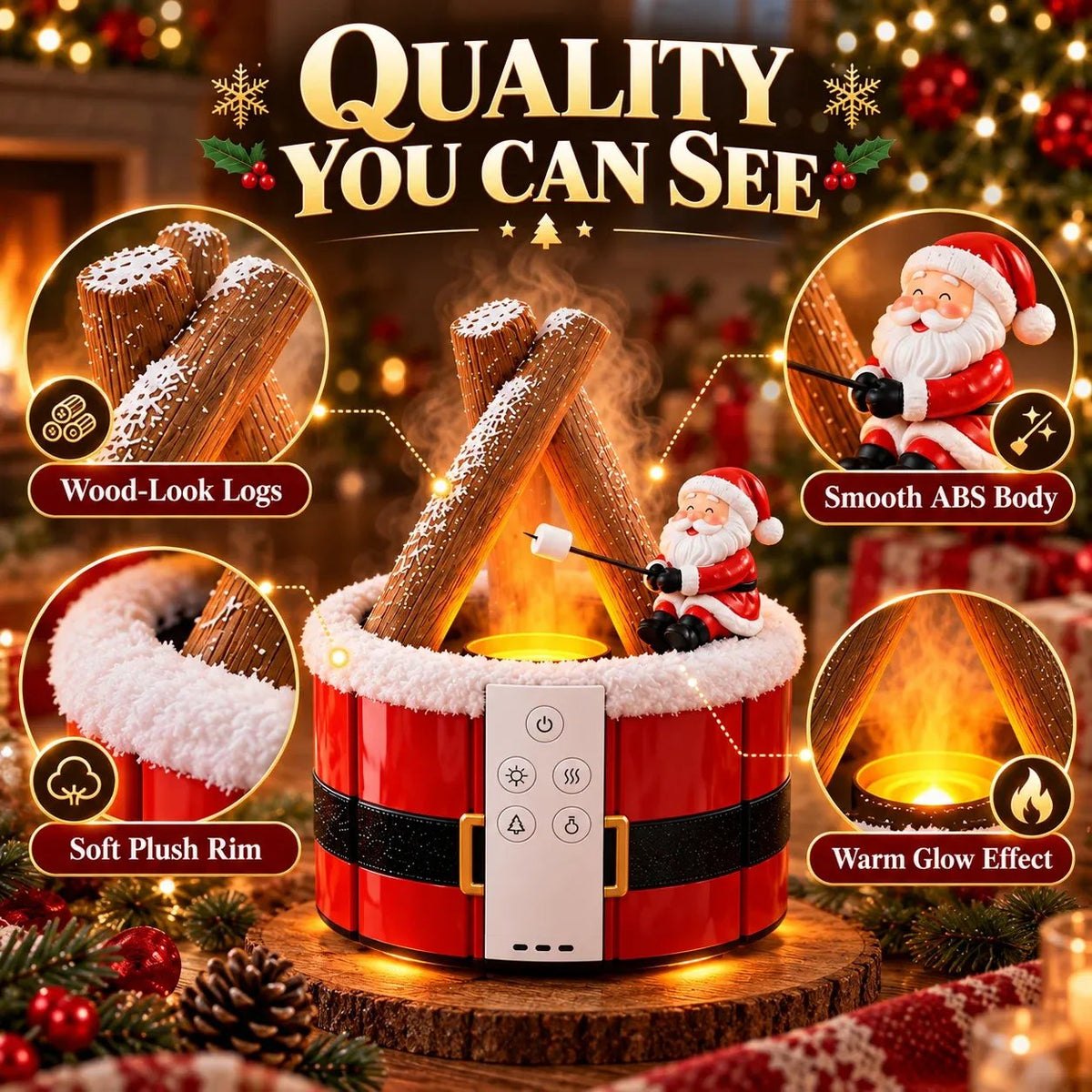 🎄 Christmas Campfire Aroma Diffuser
