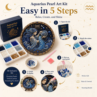 🔥♈12 Zodiac Signs Pearl Art DIY Kit🌙