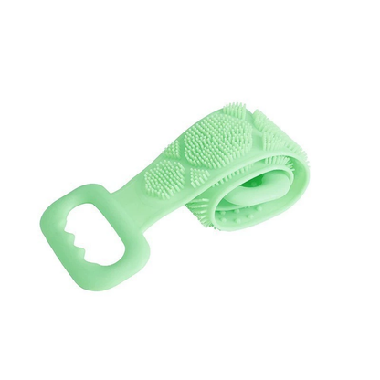✨🛁 Double-Sided Silicone Back Scrubber – Long Exfoliating Bath Brush