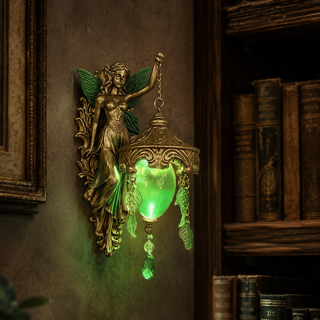 ⏳HOT SALE 62% OFF!!🌊Antique Gold Coastal Mermaid Wall Light 🧜‍♀️✨  Hand-Painted Vintage Sconce for Indoors & Covered Outdoor Spaces 🏡🌊