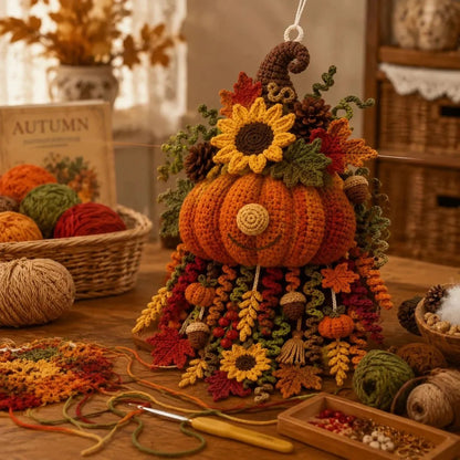 ⏳🔥 HOT SALE 49% OFF – 🧶 DIY Seasonal 3D Crochet Door Hanger Kits | Includes Coordinated Yarn, Stuffing, Accessories & Step‑by‑Step Instructions 💕
