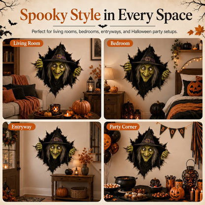 🧙Halloween Break-In 3D Wall Decals🎃