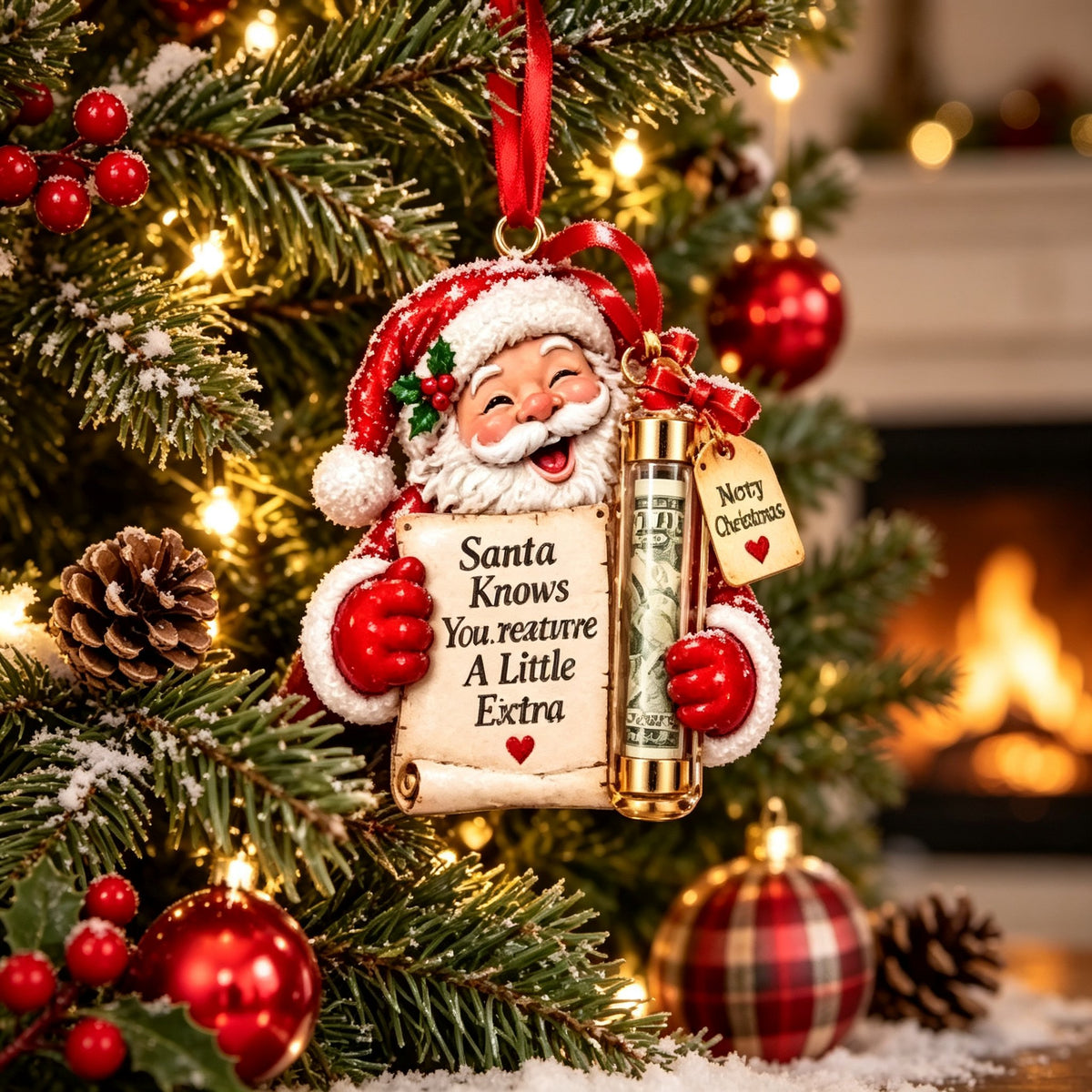 🎁 Surprise Red Envelope Christmas Tree Ornament | Turn Cash Gifts Into Magical Christmas Memories