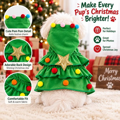 Christmas Tree Pet Cape