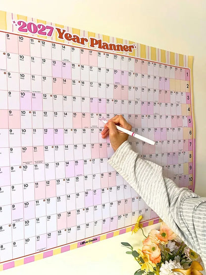 🔥HOT SALE 49% OFF - 📅✨ 2027 Extra-Large Full Year Wall Planner