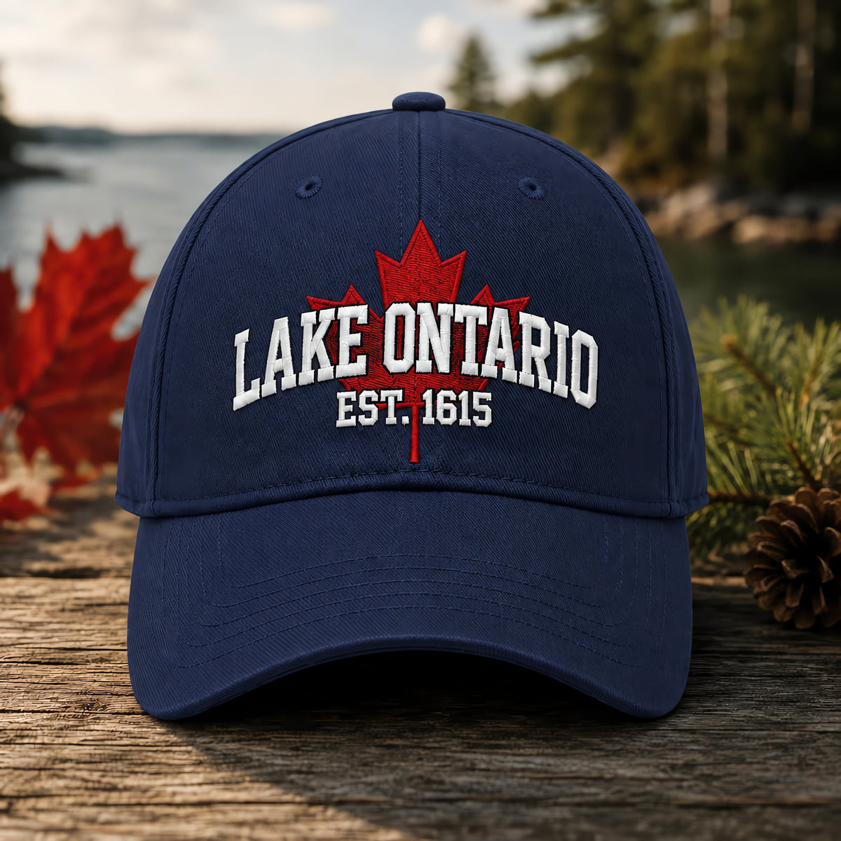 🔥LAST DAY 50% OFF - 🍁Lake Ontario Forever – Heritage Embroidered Cap