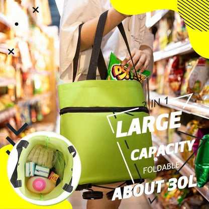 🔥HOT SALE 50% OFF - Foldable 2-in-1 Shopping Bag
