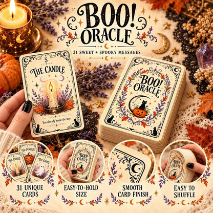 🎃 🔮31 Nights of HalloweenTM Oracle Deck | 31 Daily Spooky Messages for October
