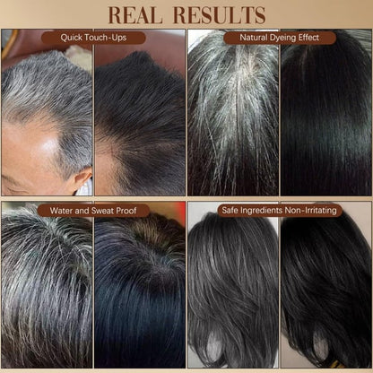 Portable Hair Dye Comb for Gray Hair Coverage