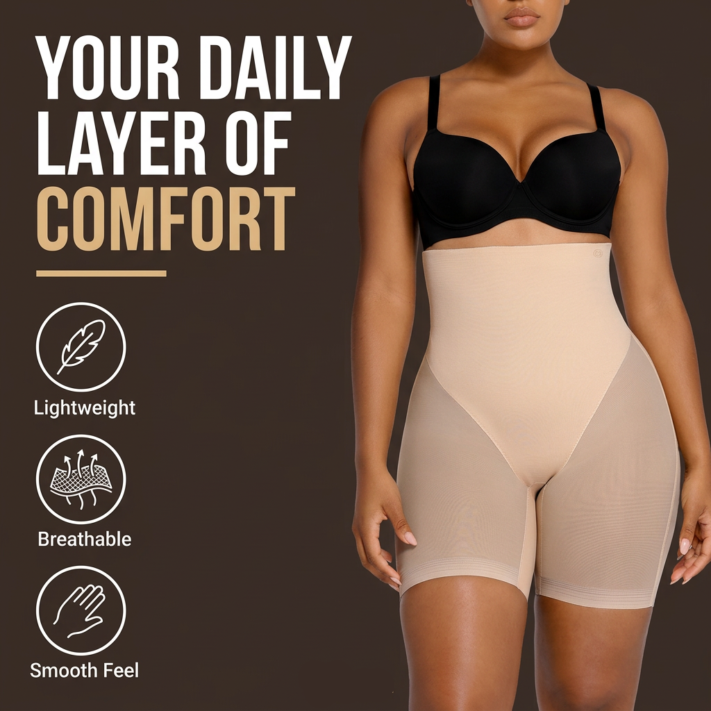lunalayering™ High-Waisted Mid Thigh Short