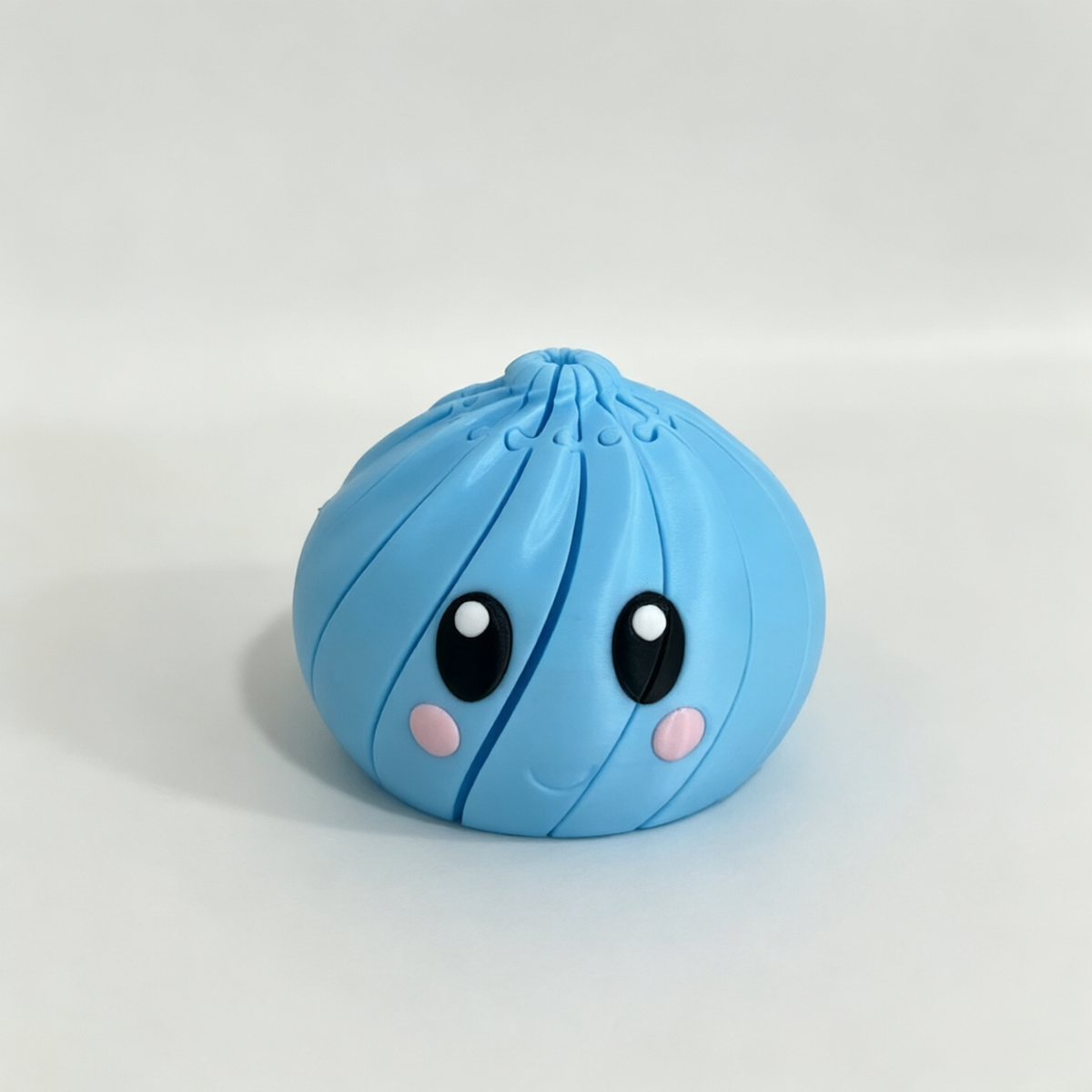 💯🌀 3D Printed Telescopic Fidget Dumpling - Cute Kawaii Collapsible Spiral Desk Toy & Stress Reliever