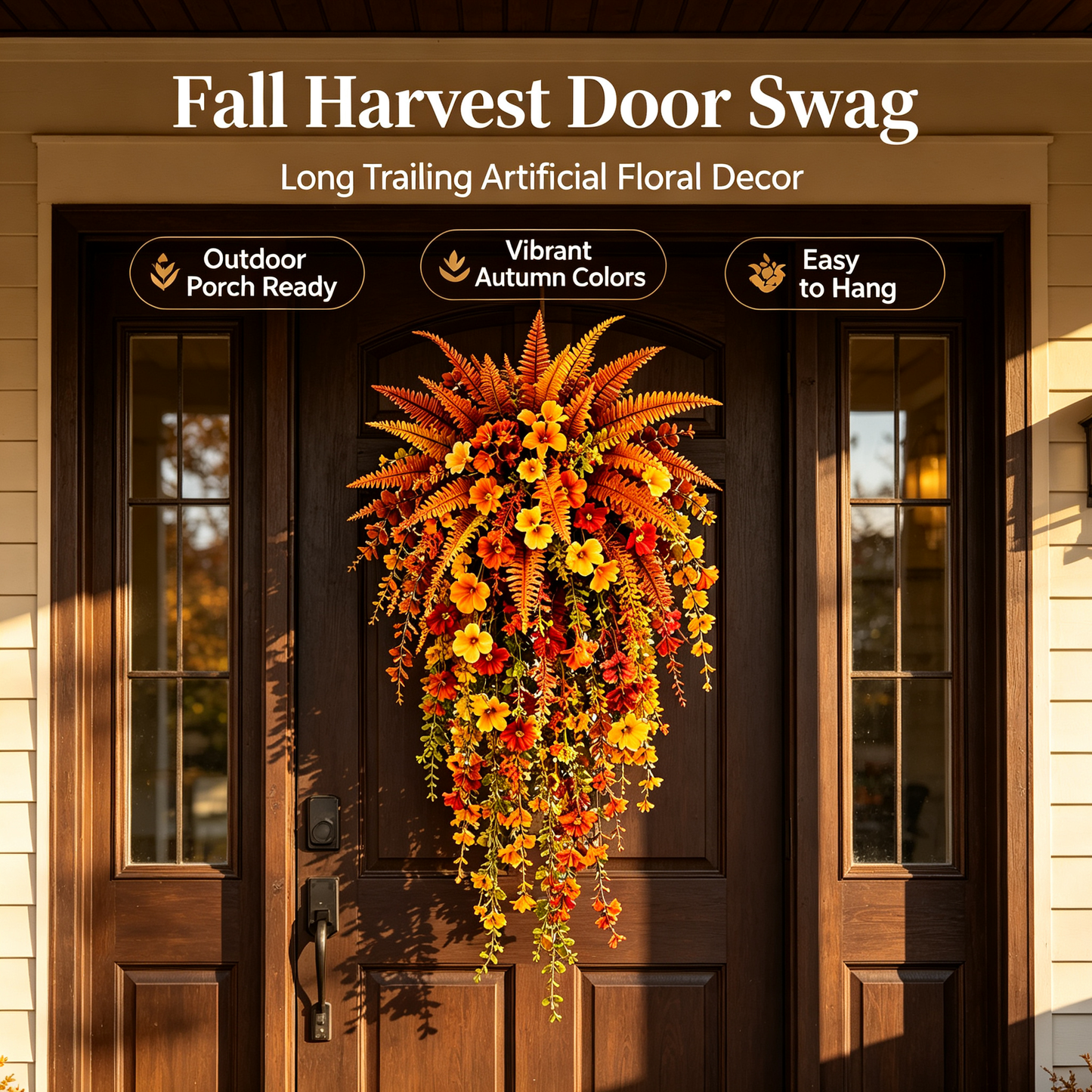 🔥On Sale Only Today 🍂 Artificial Fern for Autumn Outdoor Decor– Autumn Porch & Door Decoration