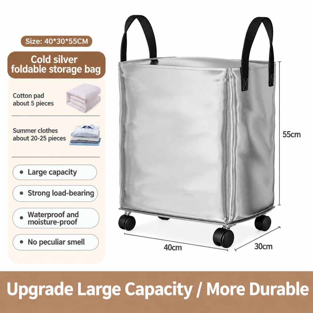 ⏰Large Capacity Waterproof Foldable Moving Bag