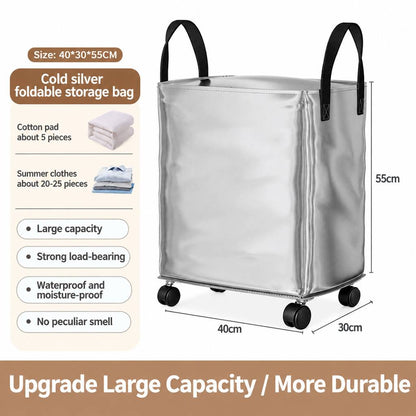 ⏰Large Capacity Waterproof Foldable Moving Bag