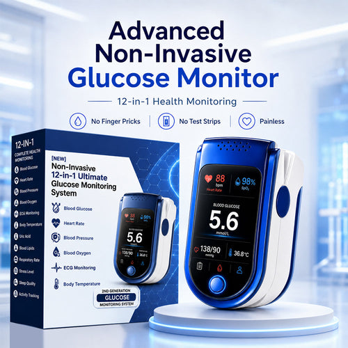 🩺 Non-Invasive Daily Health Tracker | 💧 Needle-Free Wellness Trend Monitoring Device