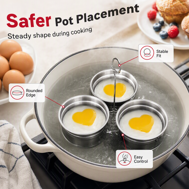🥚304 Stainless Steel Egg Cooker