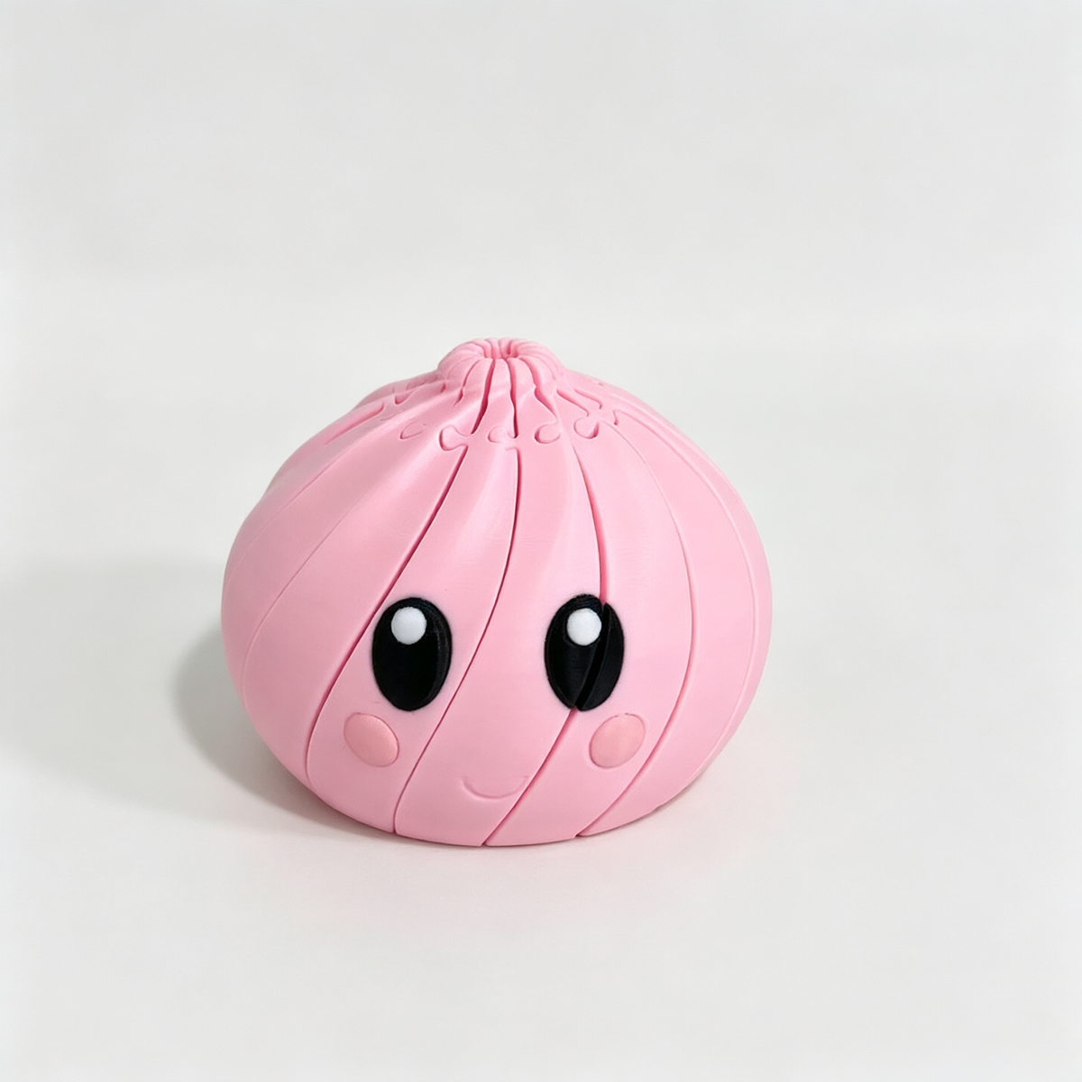 💯🌀 3D Printed Telescopic Fidget Dumpling - Cute Kawaii Collapsible Spiral Desk Toy & Stress Reliever