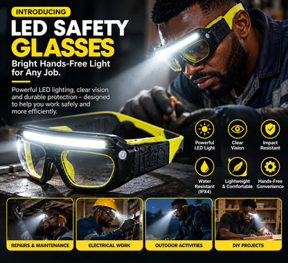 Rechargeable LED Glasses Headlamp