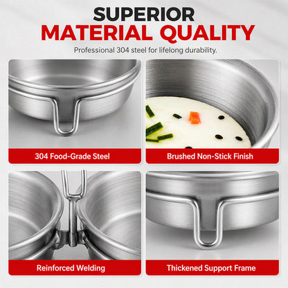 🥚304 Stainless Steel Egg Cooker