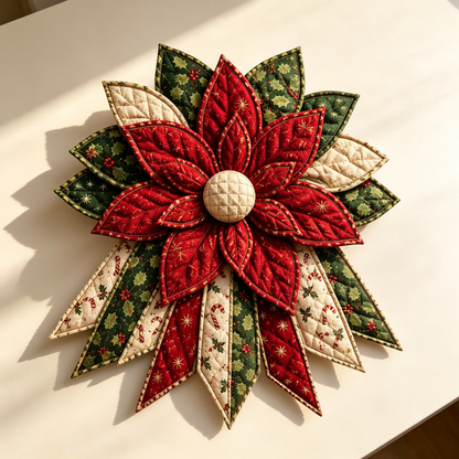 🎉 Holiday Celebration 50% OFF 🎄 – Festive Quilted Christmas Door Hanging DIY Sewing Kit