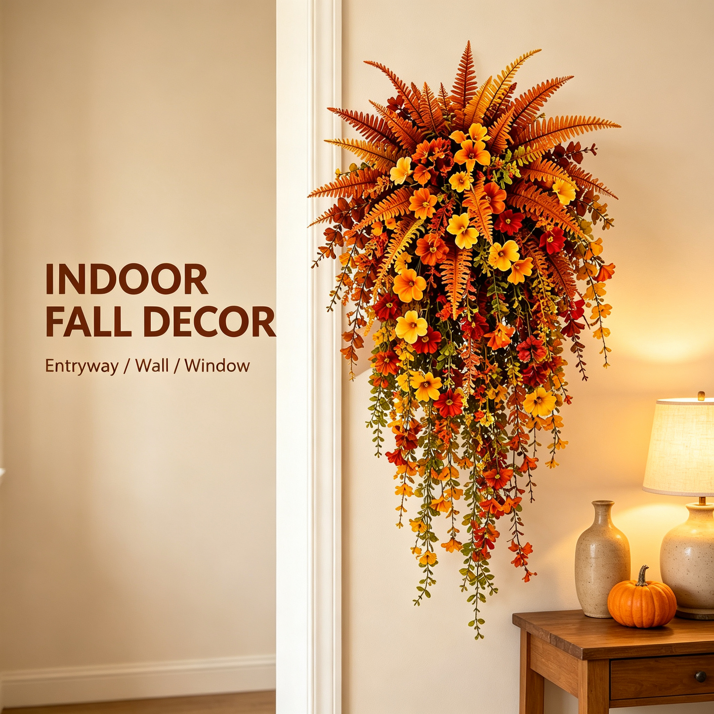 🔥On Sale Only Today 🍂 Artificial Fern for Autumn Outdoor Decor– Autumn Porch & Door Decoration
