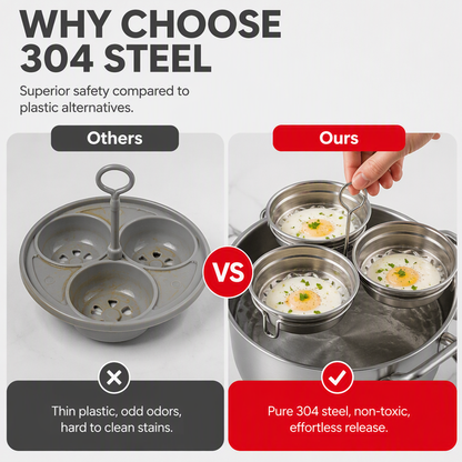 🥚304 Stainless Steel Egg Cooker