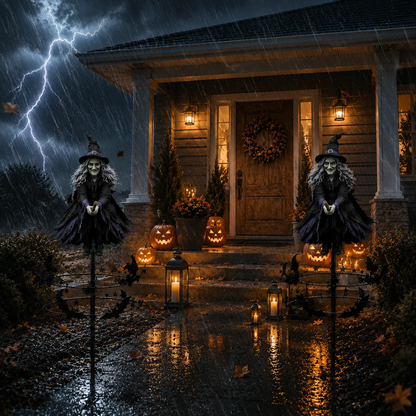 🔥Halloween Early Bird Special - 🧙49% Off The Enchanted Witch Garden Wind Spinner