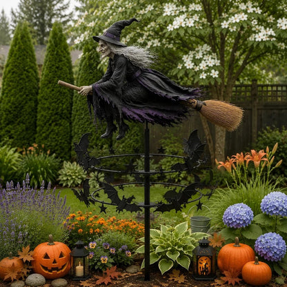 🔥Halloween Early Bird Special - 🧙49% Off The Enchanted Witch Garden Wind Spinner